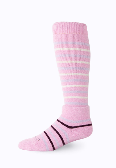 CozyGrip Compression Slipper Socks – Purple/Pink