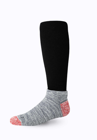 CozyGrip Compression Slipper Socks – Black