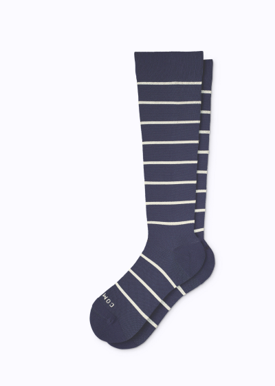 Knee-High Compression Socks – Stripes (20-30 mmHg)