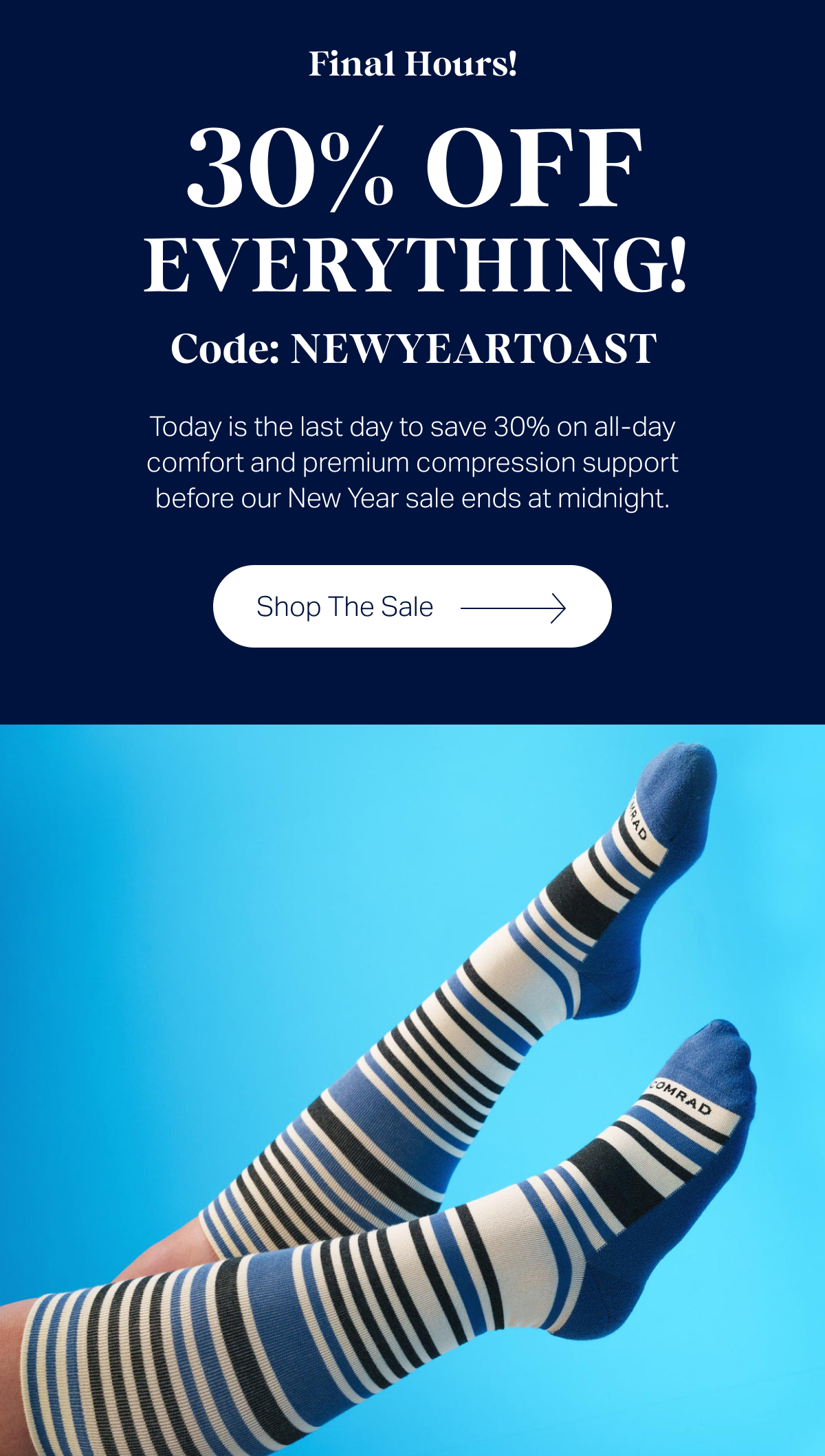 Final Hours - 30% Off Everything with code NEWYEARTOAST