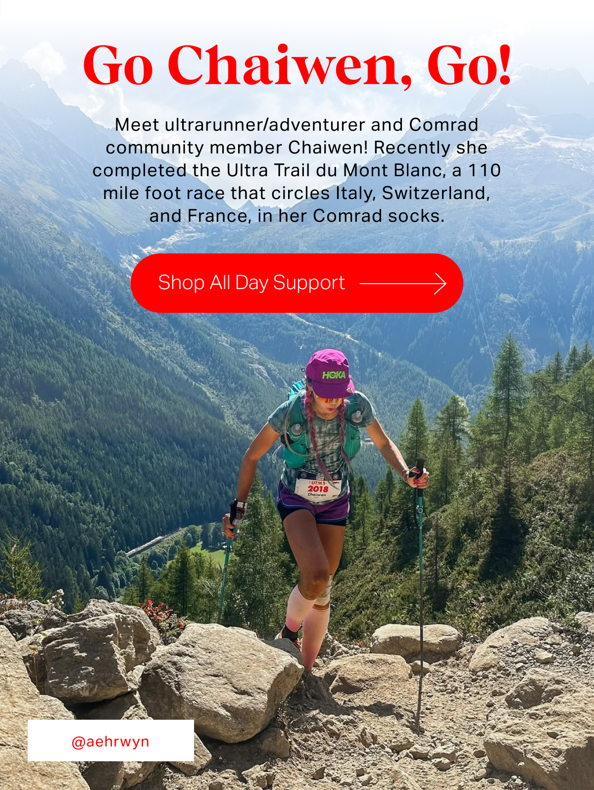 Go Chaiwen, Go! Meet ultrarunner/adventurer and Comrad community member Chaiwen!