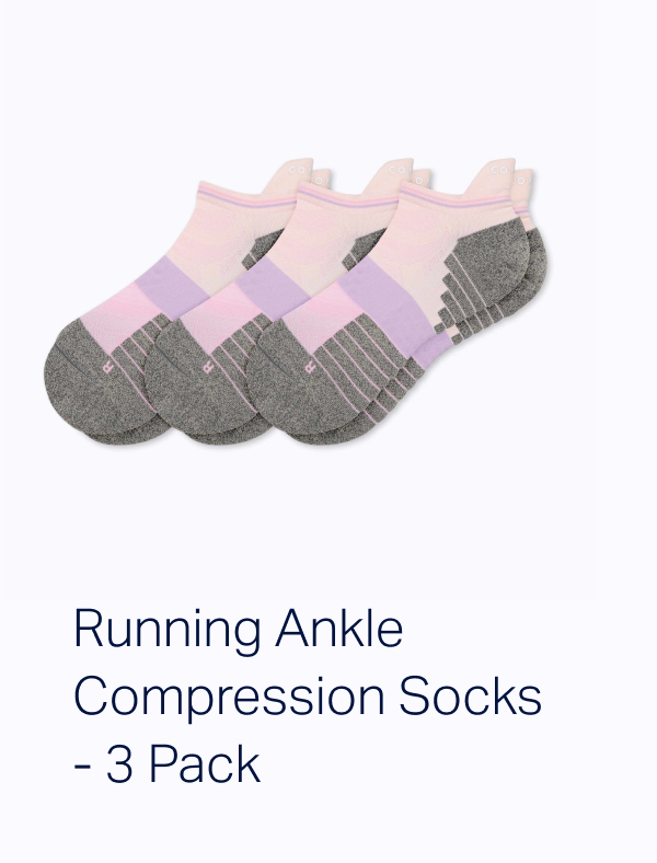Running Ankle Compression Socks - 3 Pack