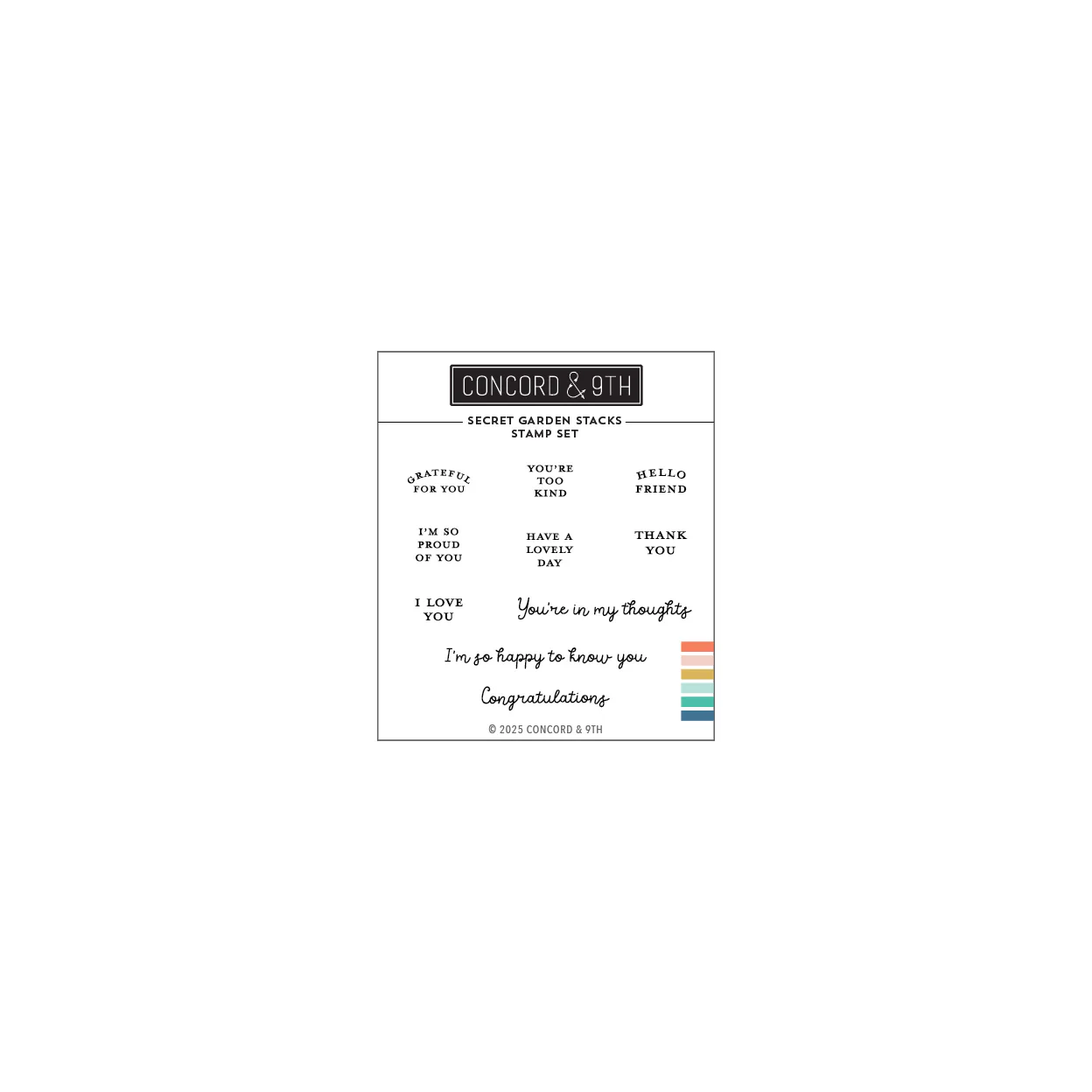 Image of Secret Garden Stacks Stamp Set