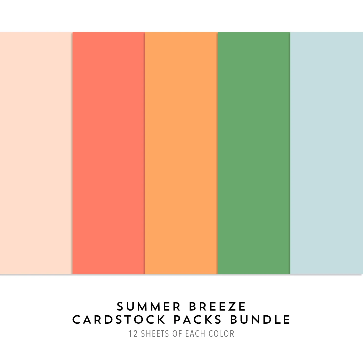 Image of Summer Breeze Cardstock Packs Bundle