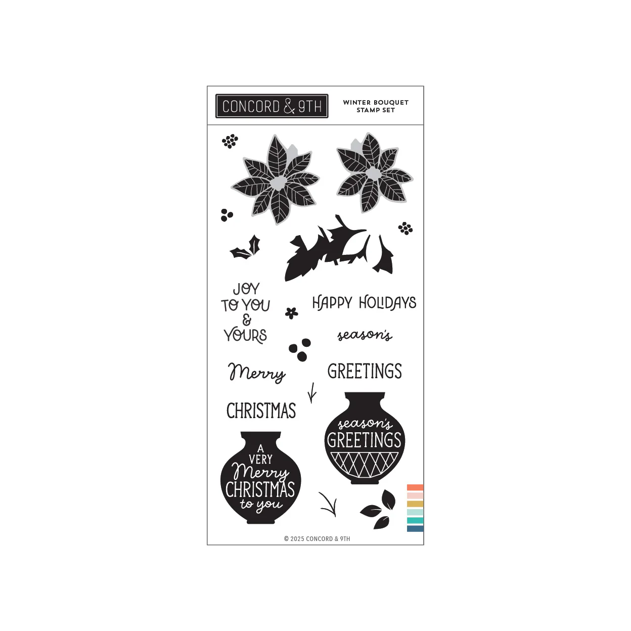 Image of Winter Bouquet Stamp Set