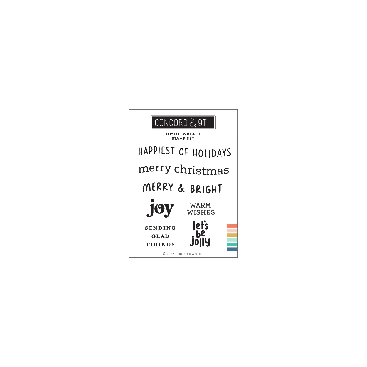 Image of Joyful Wreath Stamp Set