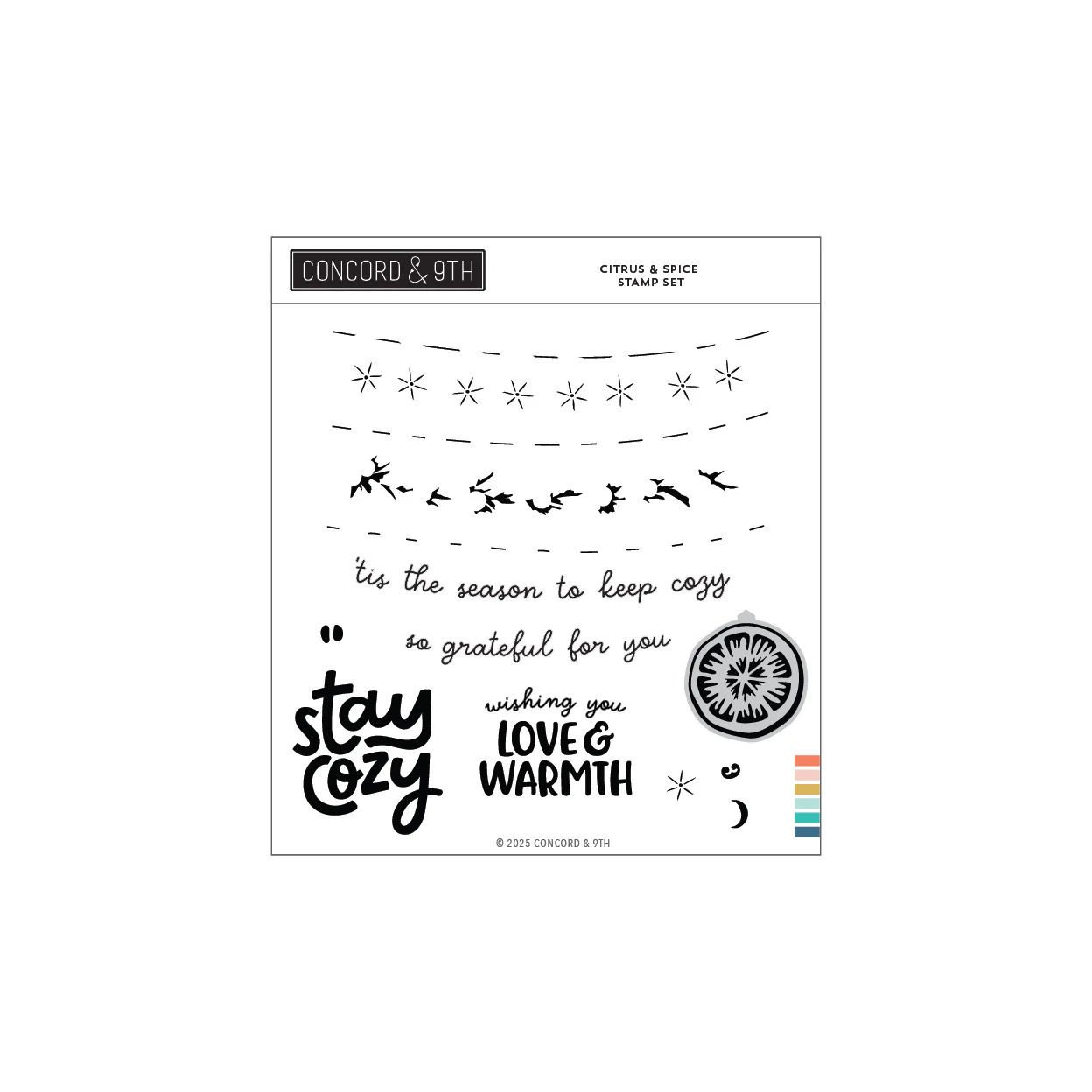 Image of Citrus & Spice Stamp Set
