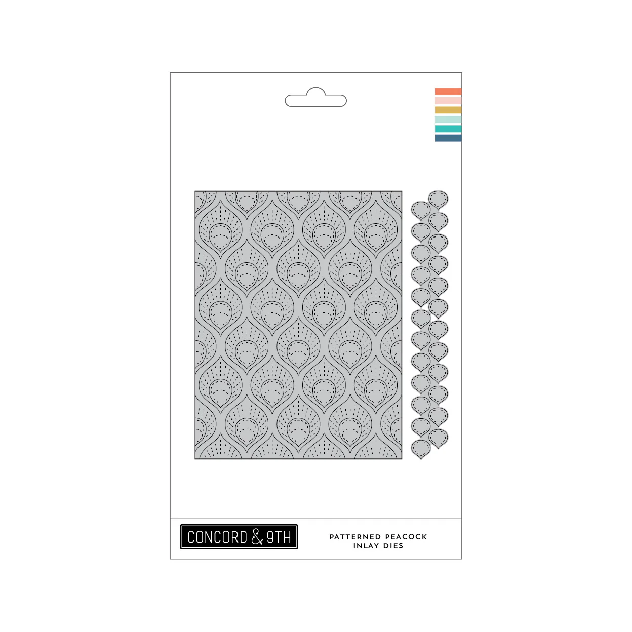 Image of Patterned Peacock Inlay Dies