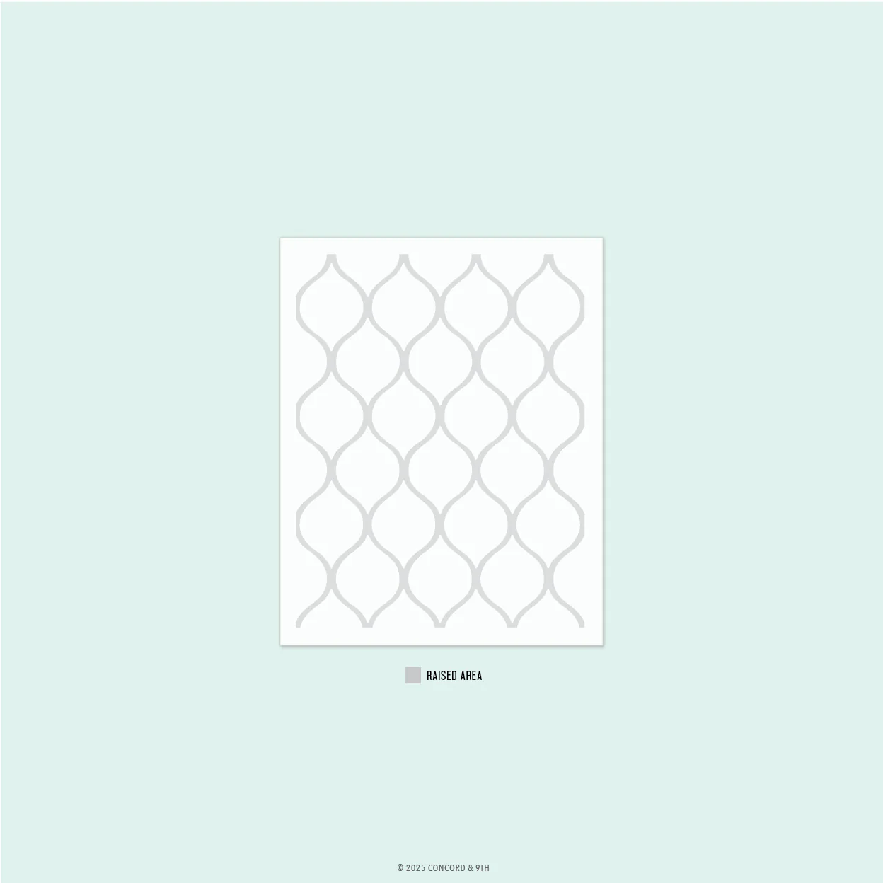 Image of Patterned Peacock Embossing Folder
