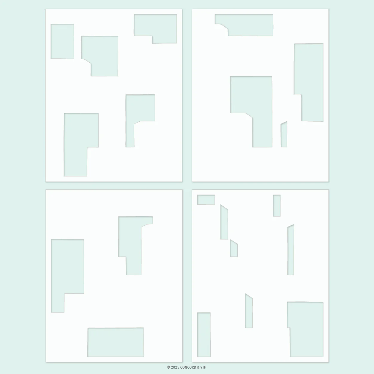 Image of City Block Stencil Pack