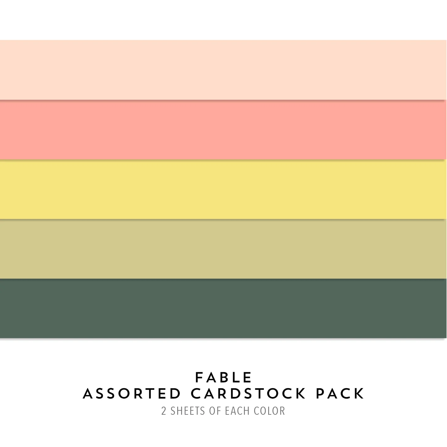 Image of Fable Assorted Cardstock Pack