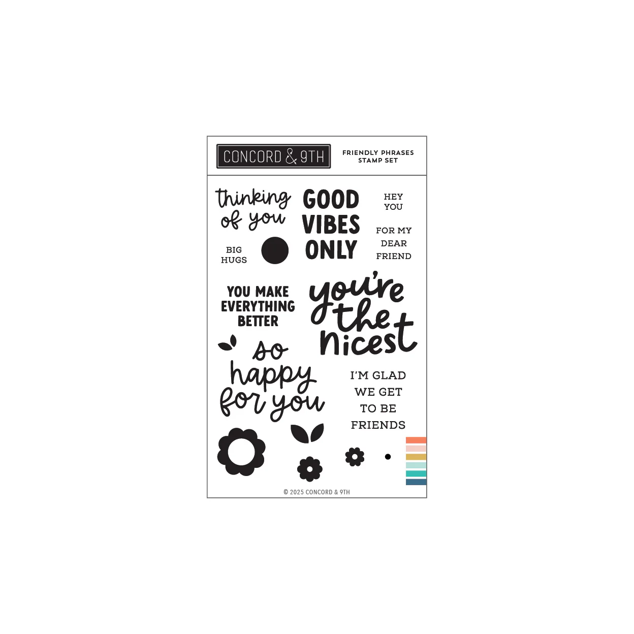 Image of Friendly Phrases Stamp Set