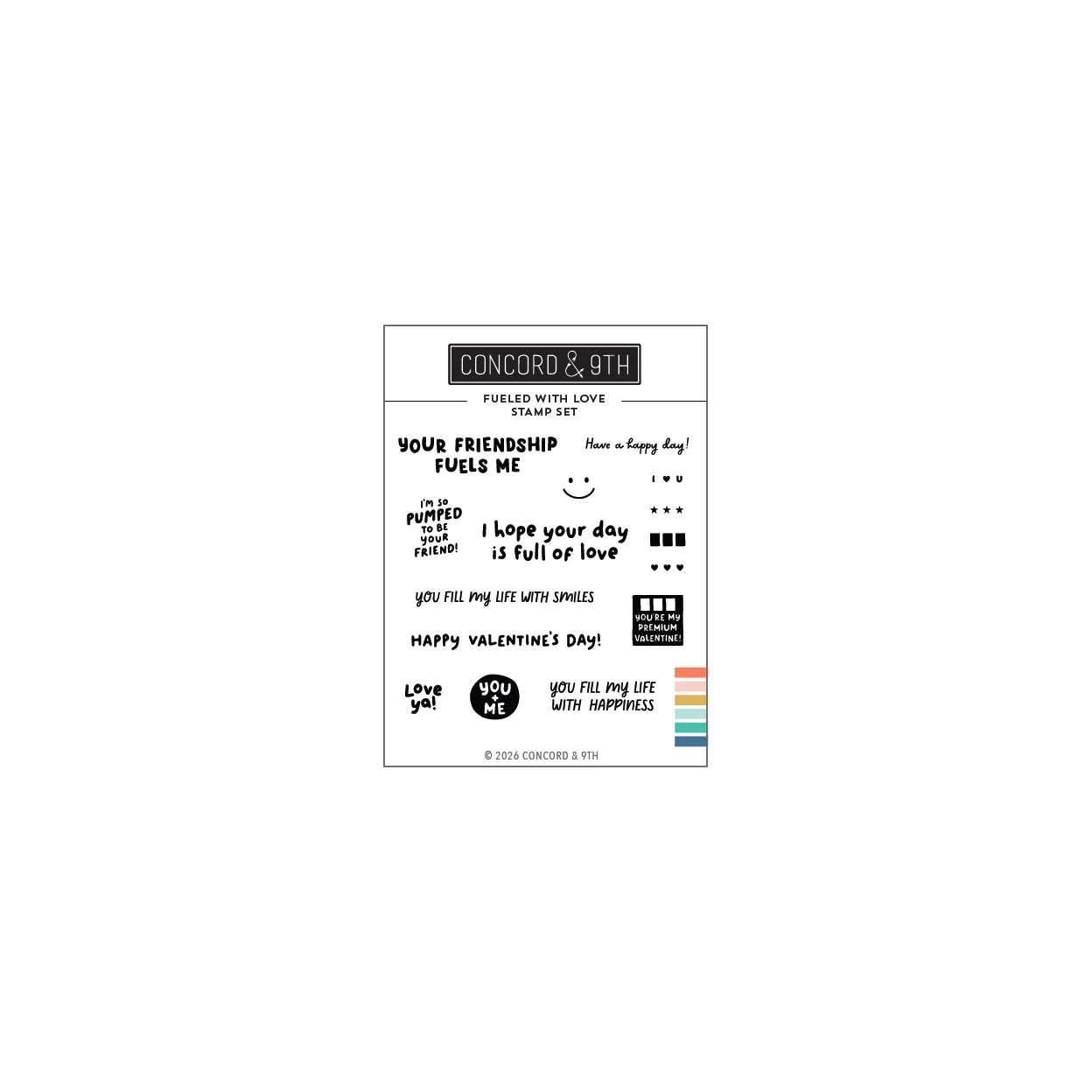 Image of Fueled with Love Stamp Set