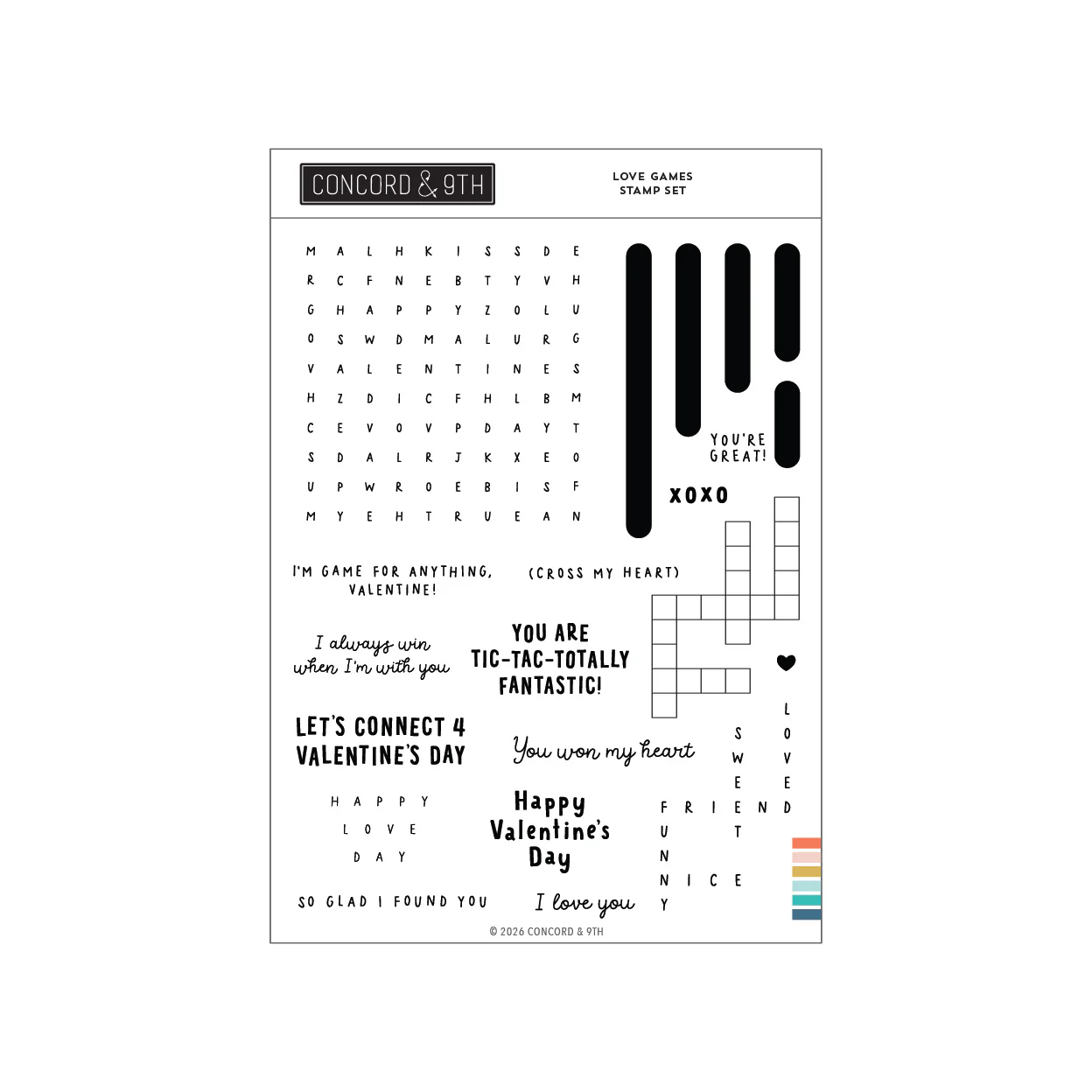 Image of Love Games Stamp Set