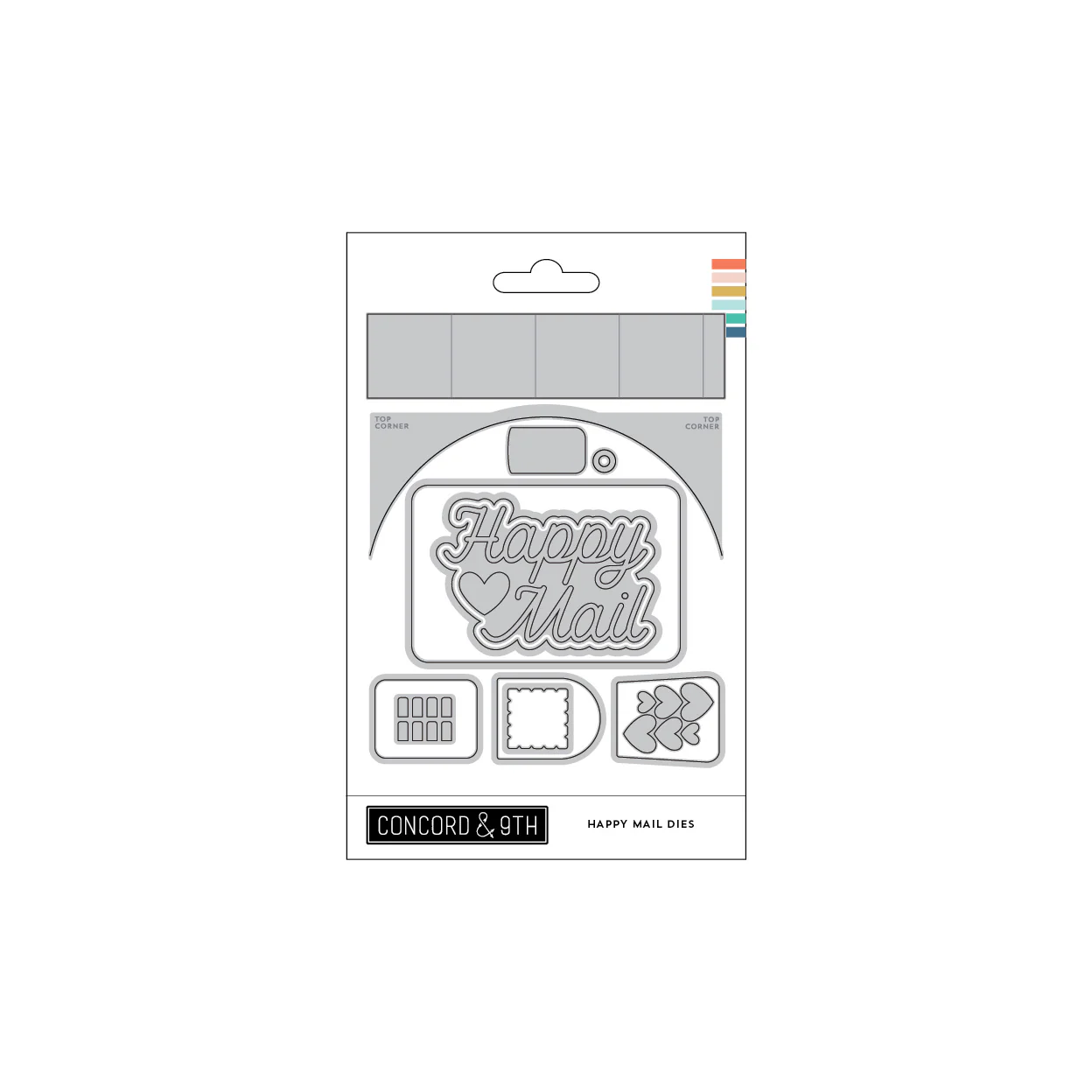 Image of Happy Mail Embossing Folder