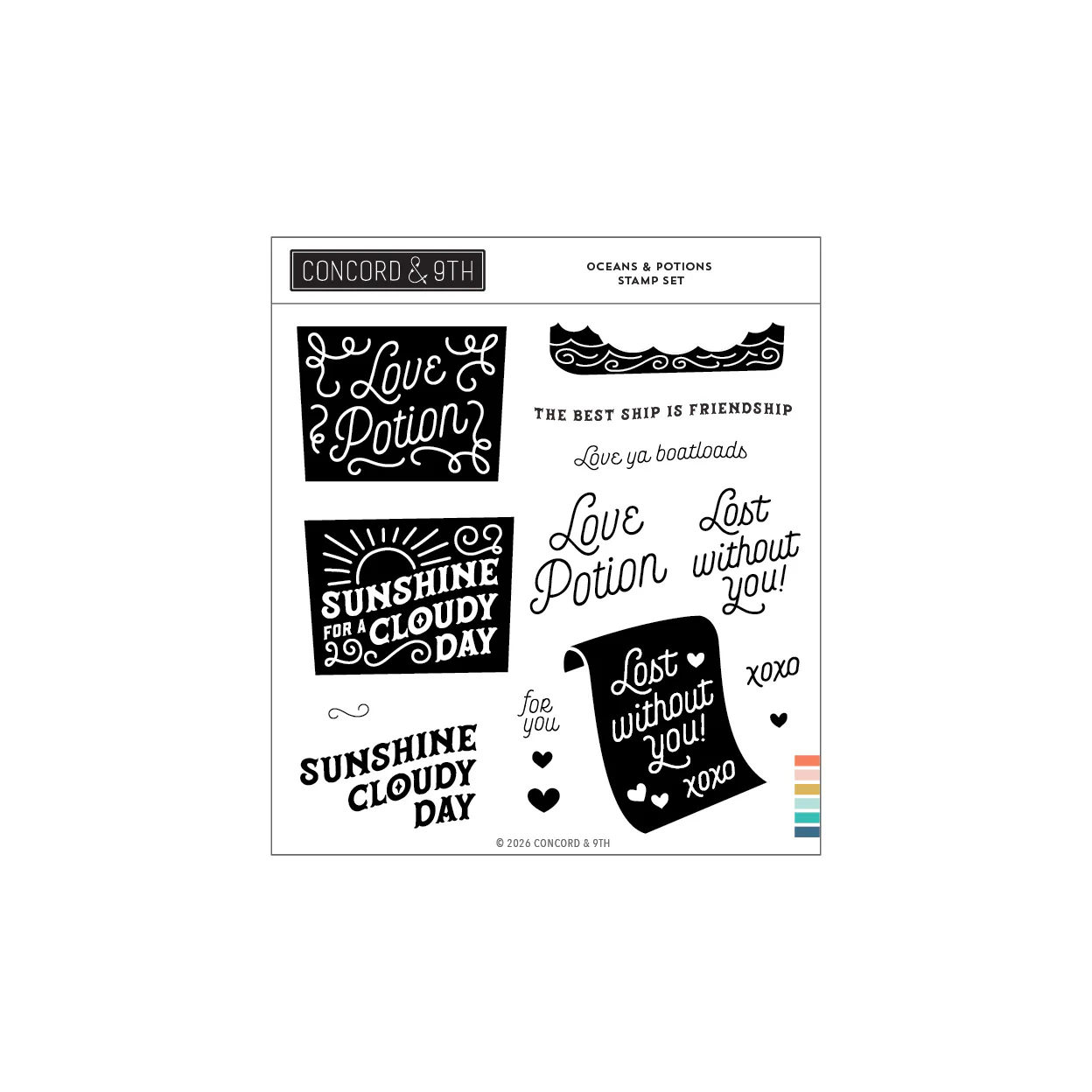 Image of Oceans & Potions Stamp Set