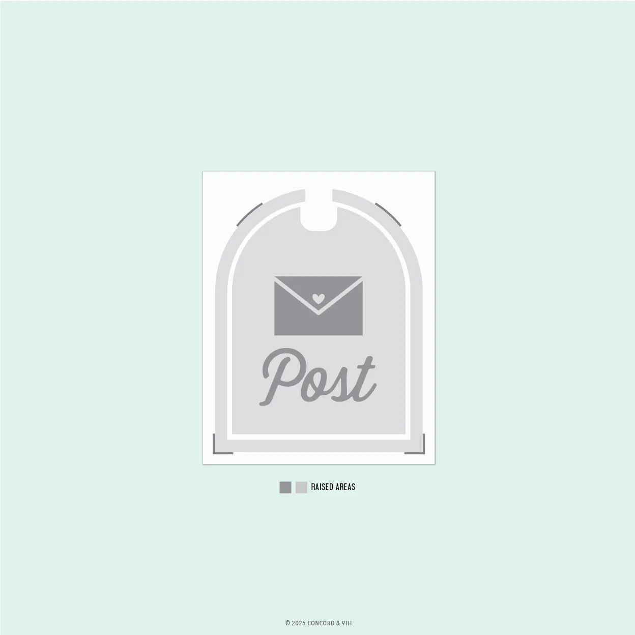 Image of Happy Mail Embossing Folder