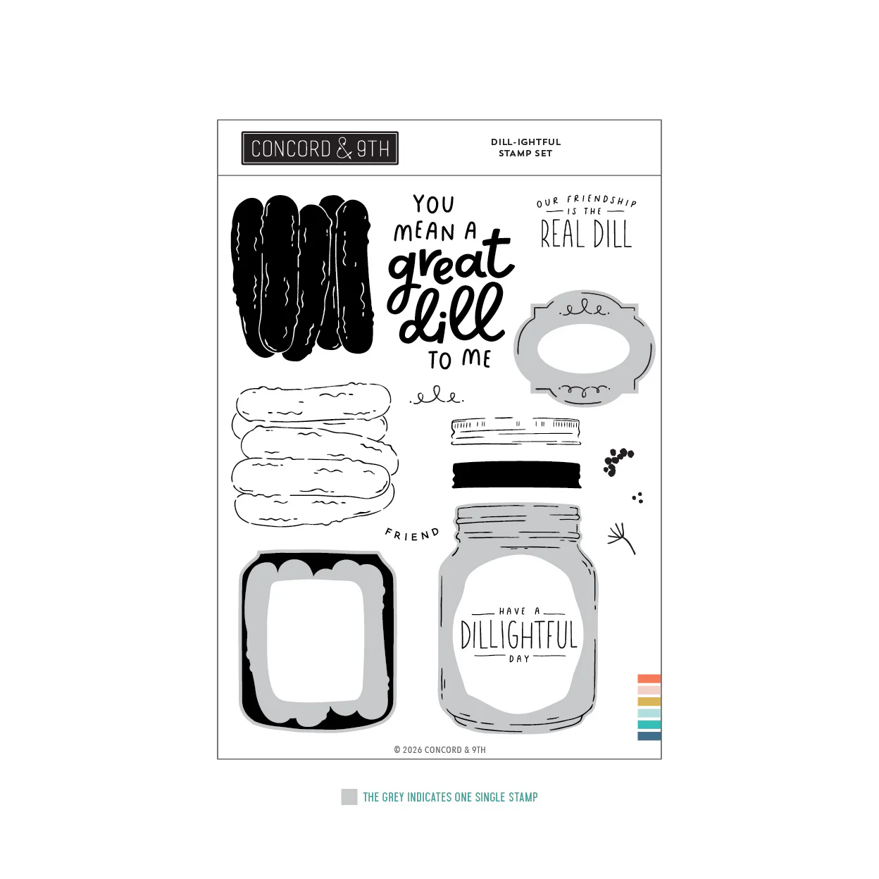 Image of Dill-ightful Stamp Set