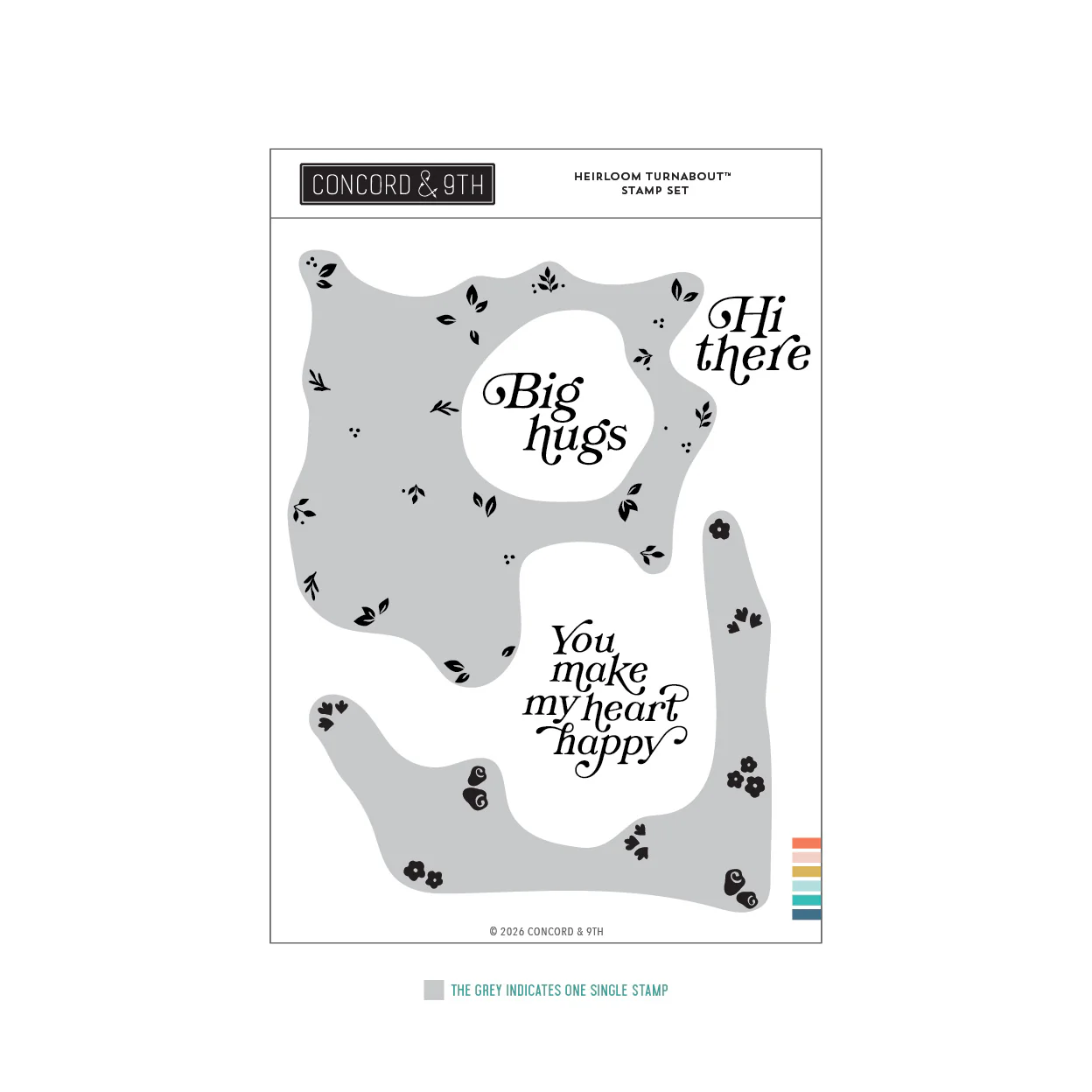 Image of Heirloom Turnabout™ Stamp Set