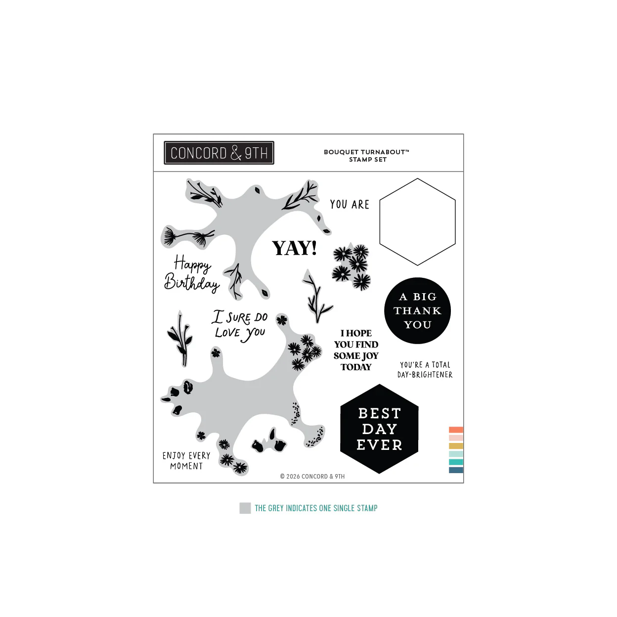 Image of Bouquet Turnabout™ Stamp Set