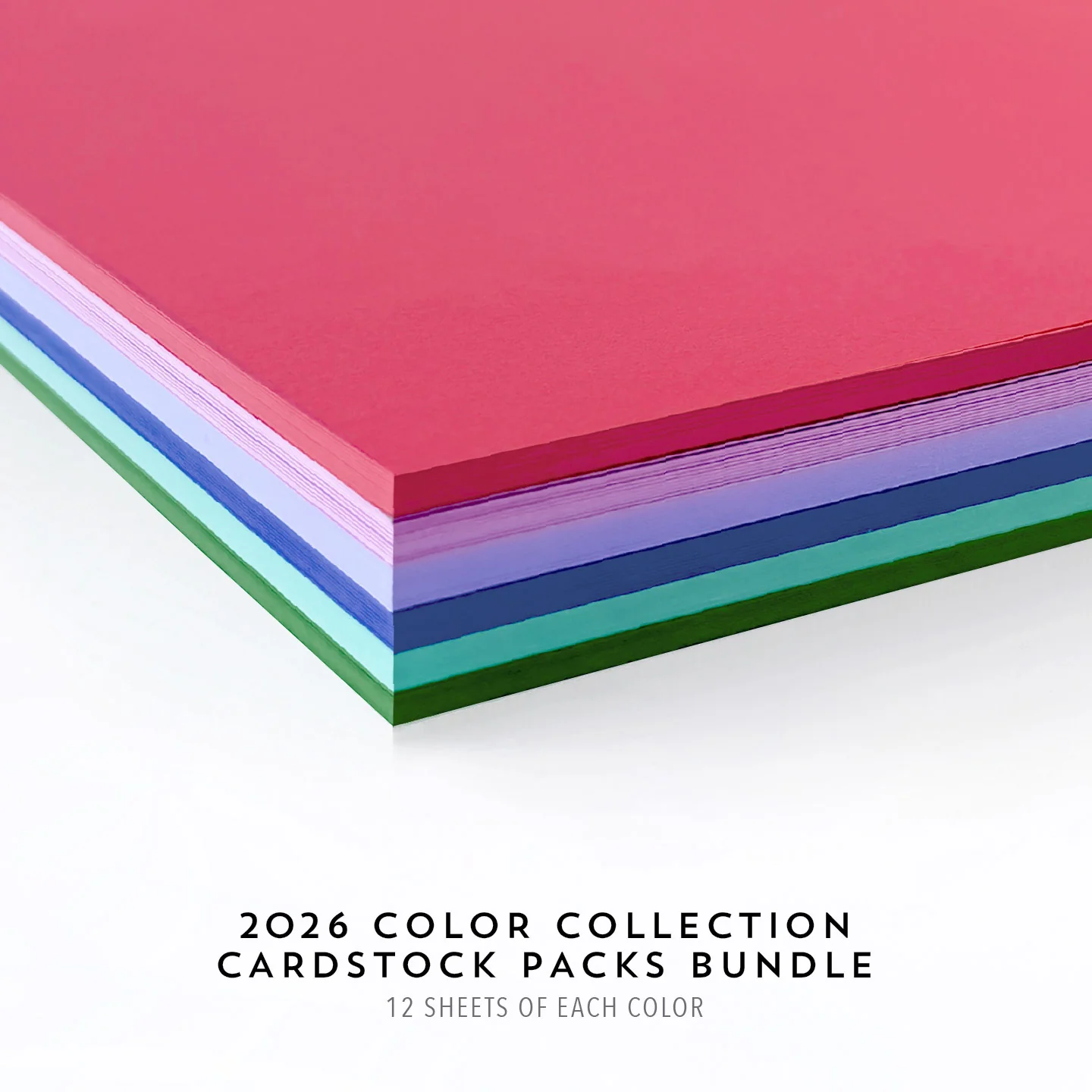 Image of 2026 Color Collection Cardstock Packs Bundle