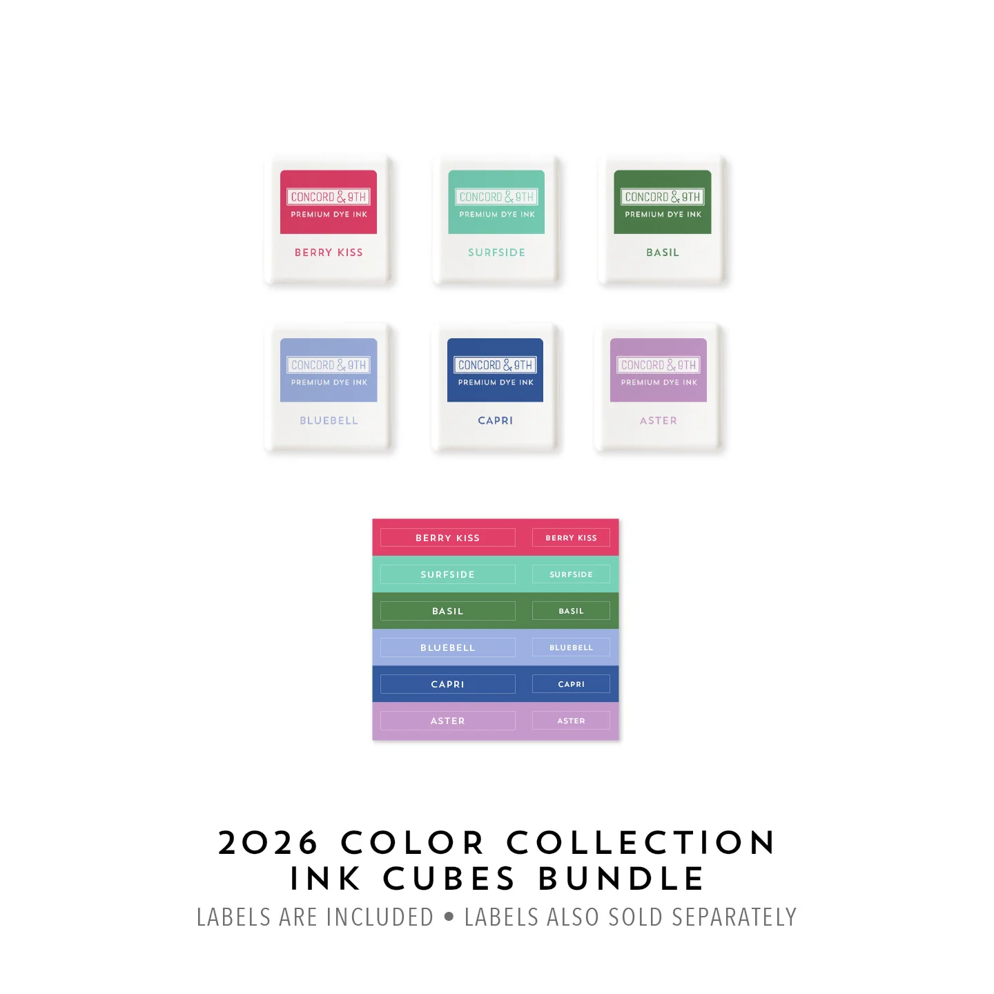 Image of 2026 Color Collection Ink Cubes Bundle