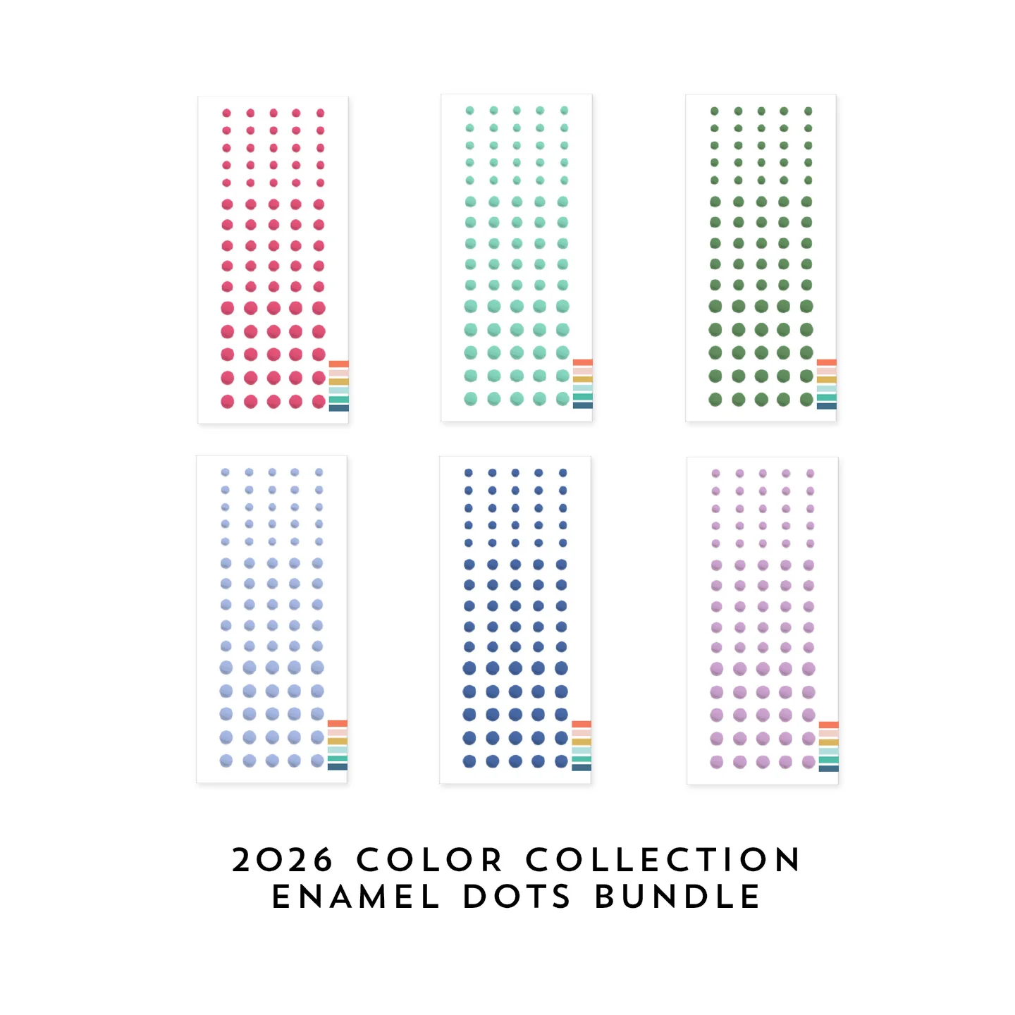 Image of 2026 Color Collection Enamel Dots Bundle