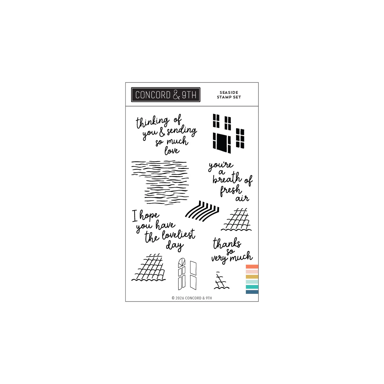 Image of Seaside Stamp Set