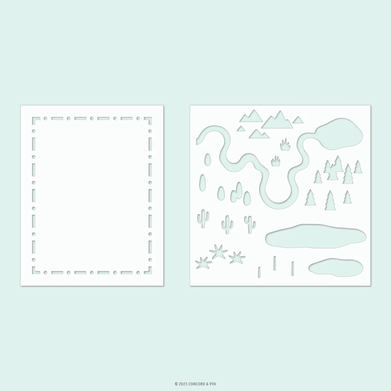 Image of Adventure Awaits Stencil Pack