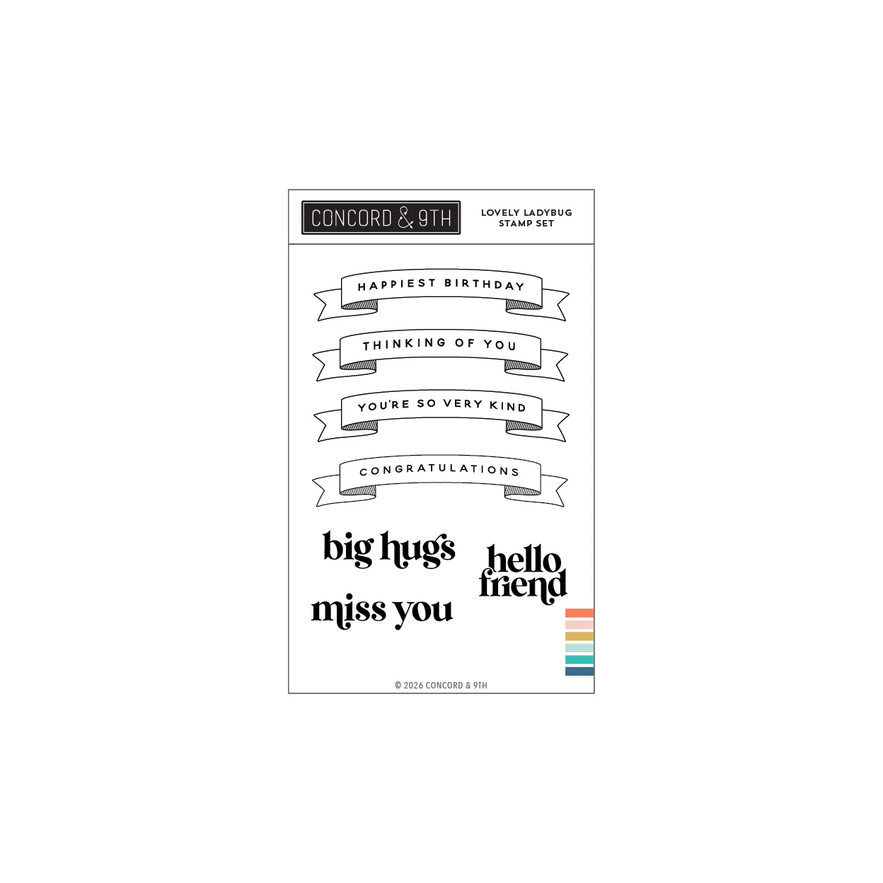 Image of Lovely Ladybug Stamp Set