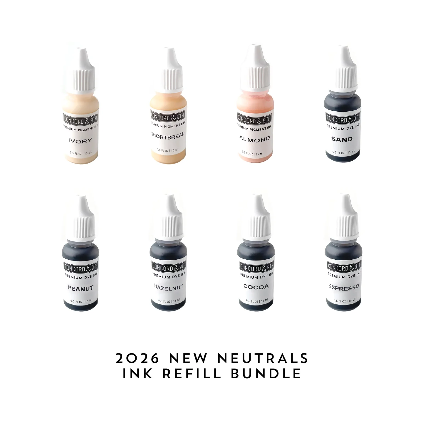 Image of 2026 New Neutrals Ink Refills Bundle