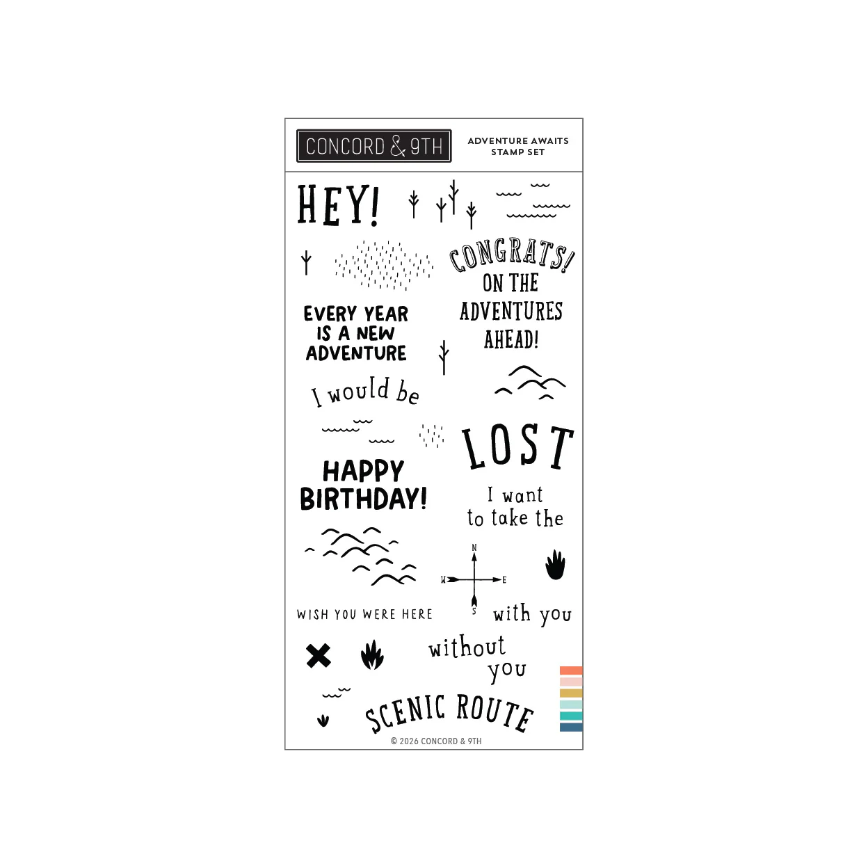 Image of Adventure Awaits Stamp Set