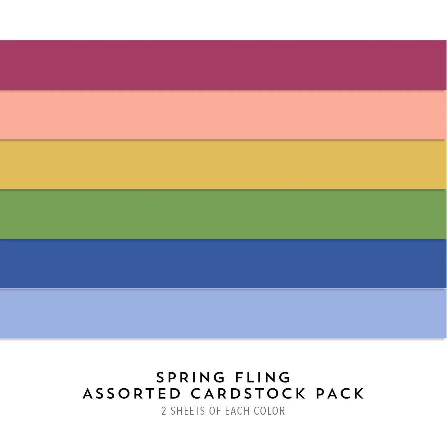 Image of Spring Fling Assorted Color Cardstock Pack