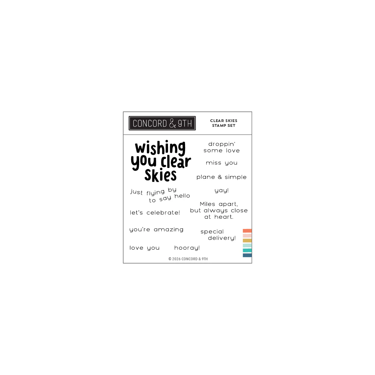 Image of Clear Skies Stamp Set
