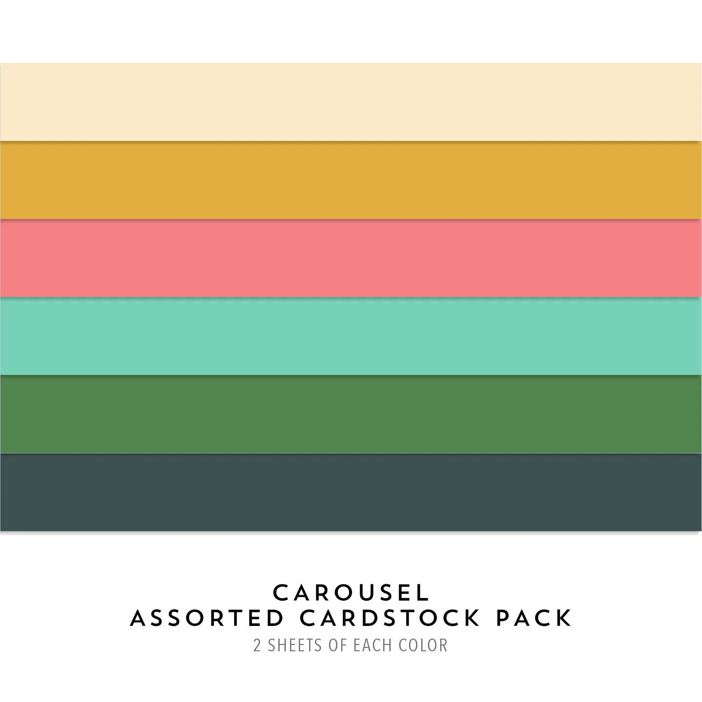 Image of Carousel Assorted Cardstock Pack