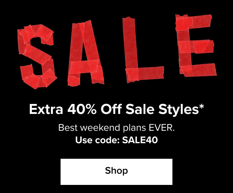 Shop - Code: SALE40