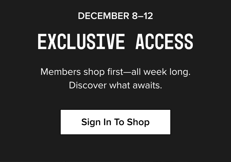Sign In To Shop
