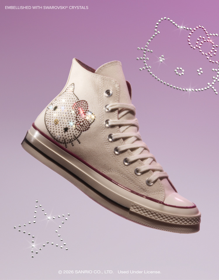Shop Converse X Hello Kitty And Friends