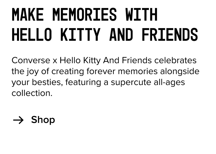 Shop Converse X Hello Kitty And Friends
