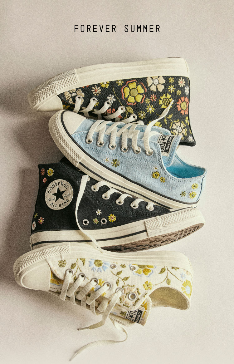 Shop New Floral Chucks
