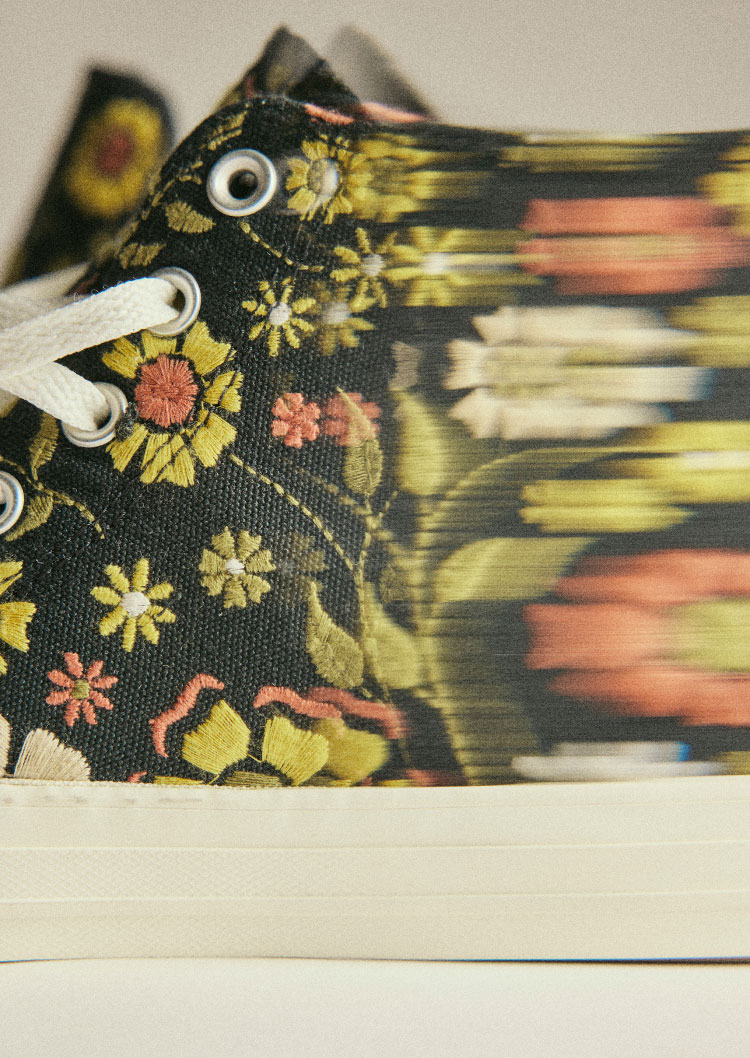 Shop New Floral Chucks