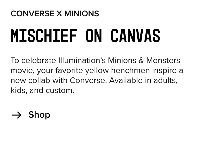 Converse X Minions