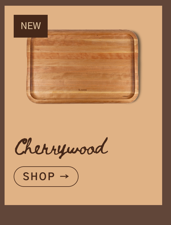 Reversible Cutting Board now in Cherrywood