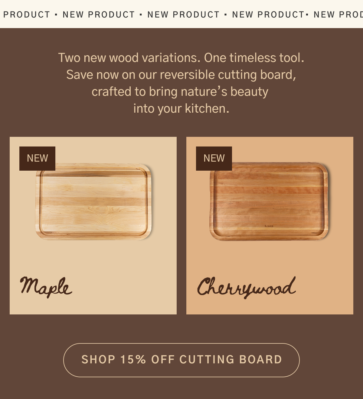 Save on Cutting Board