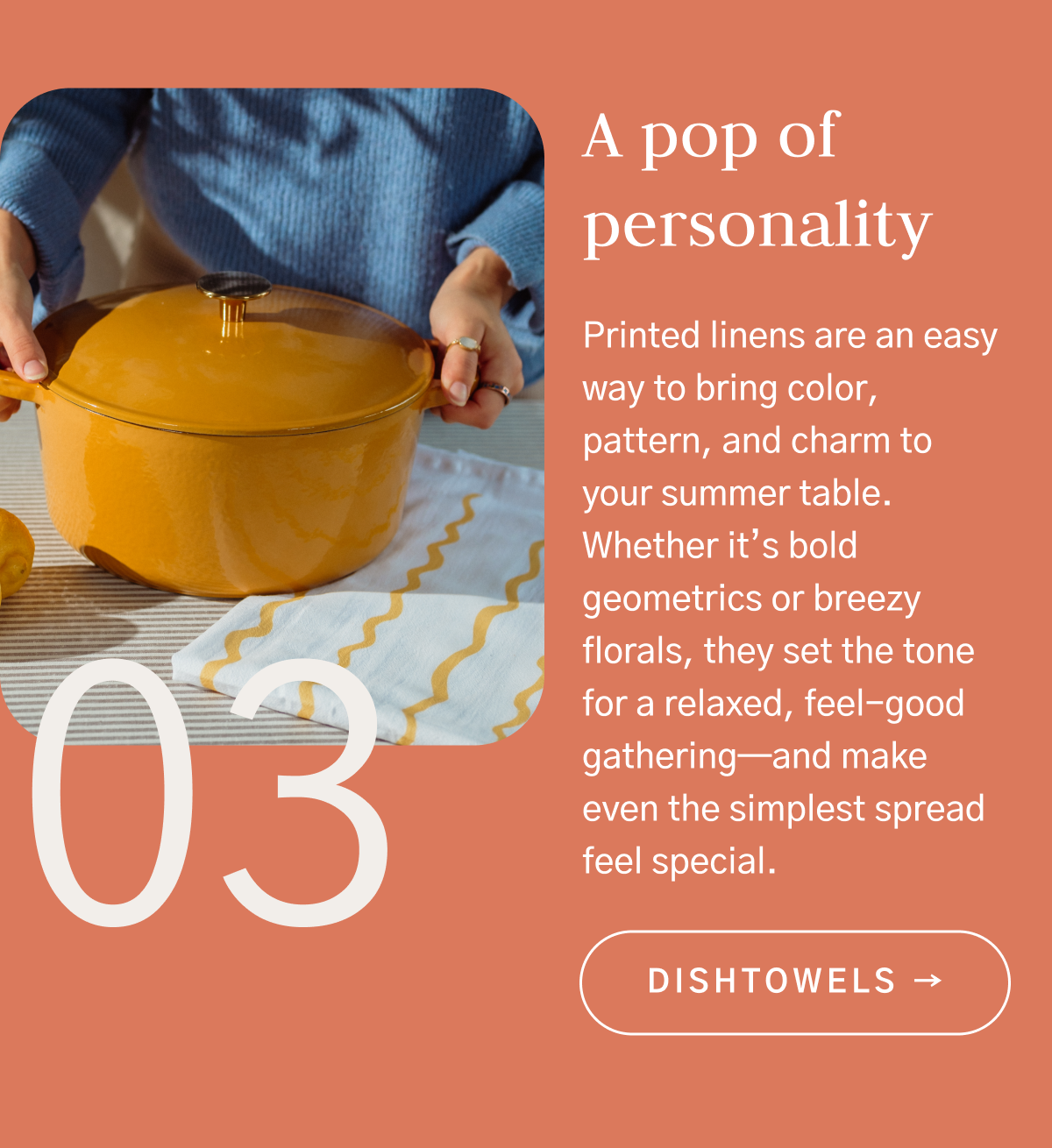 A pop of personality