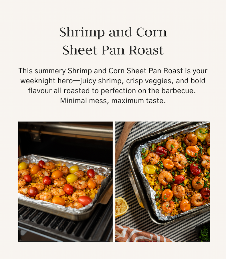 Summer Shrimp Sheet Pan Roast