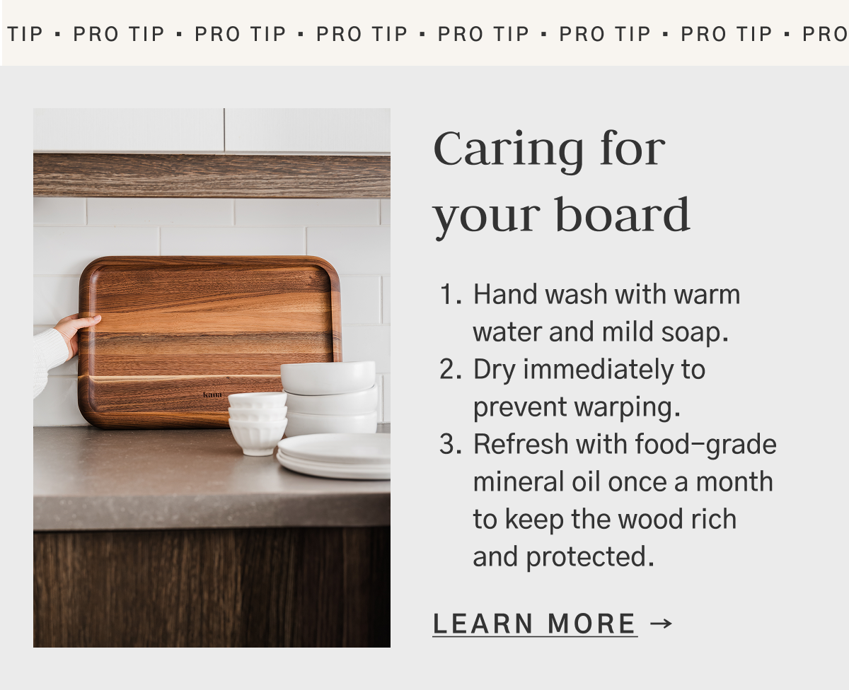 Caring for your board