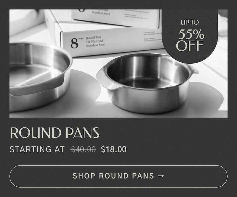 Shop Up to 55% off Round Pans