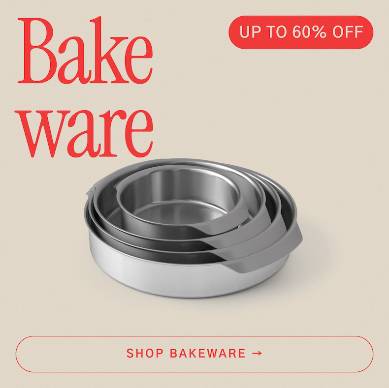Shop Up to 60% Bakeware