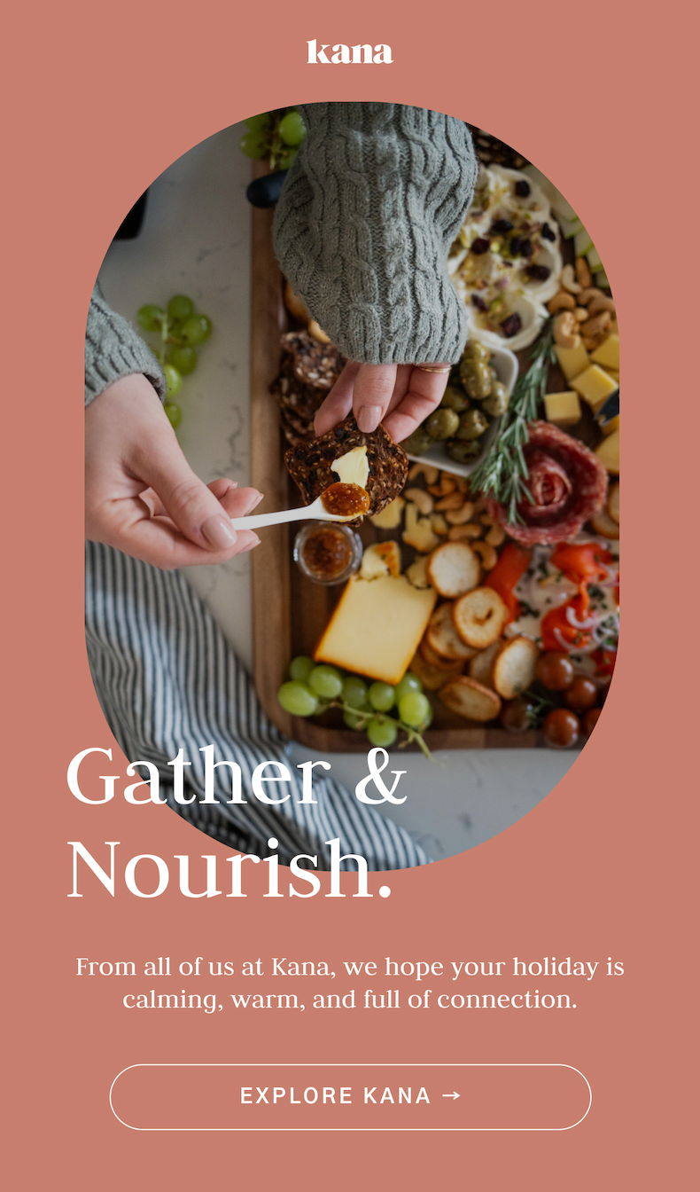 Gather and nourish.